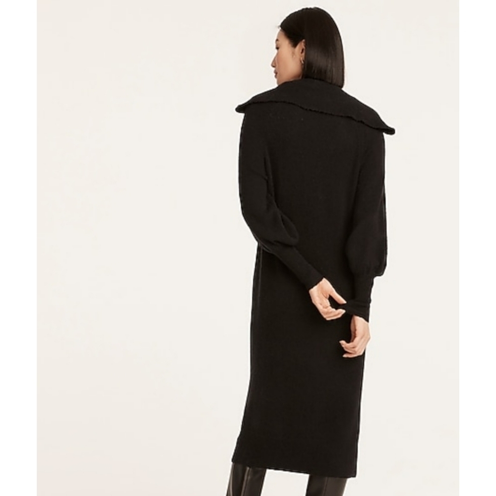 3. J.Crew Half-zip sweater-dress in supersoft yarn - Picture 3 of 6